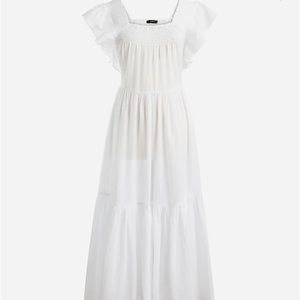 JCrew NWT Flutter-sleeve cover-up dress